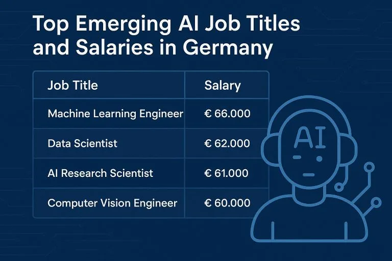Top Emerging AI Job Titles and Salaries in Germany