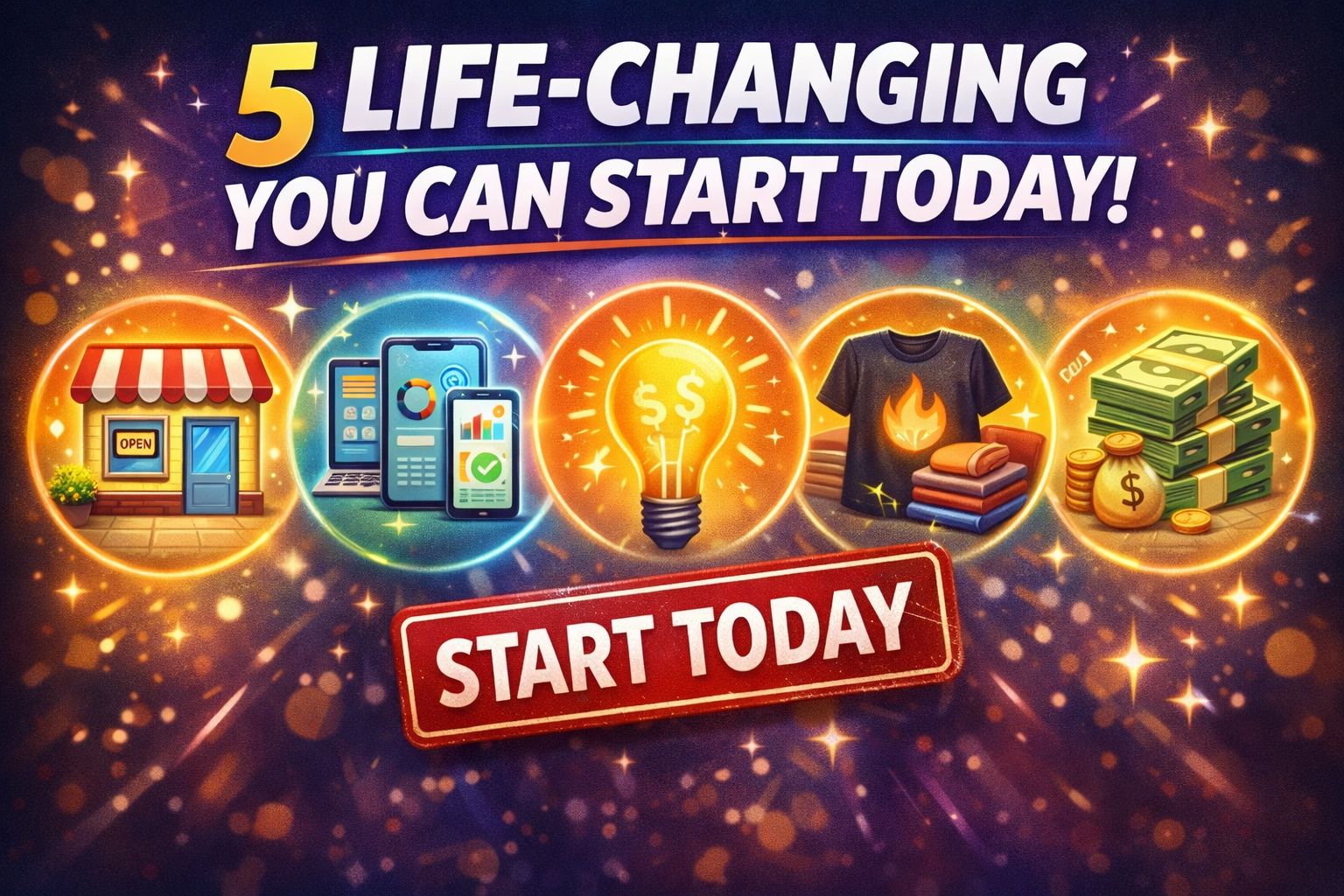  5 Life-changing ideas - To Start Today That Could Change Your Life