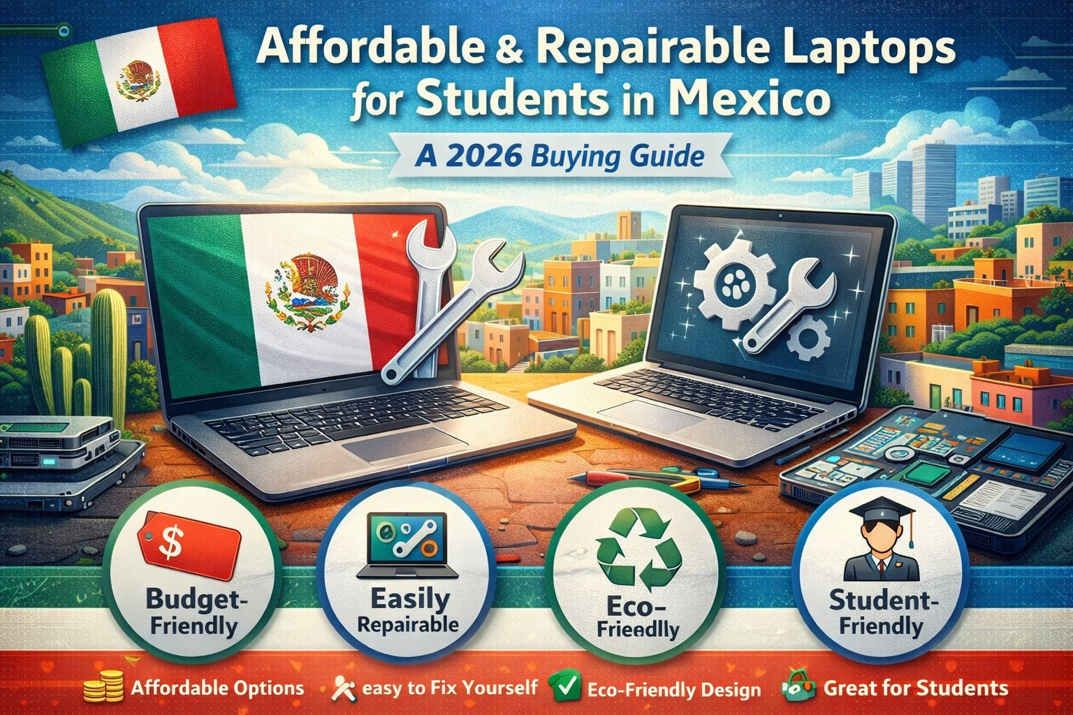 Affordable and Repairable Laptops for Students in Mexico - A 2026 Buying Guide 1 Affordable and Repairable Laptops for Students in Mexico - A 2026 Buying Guide