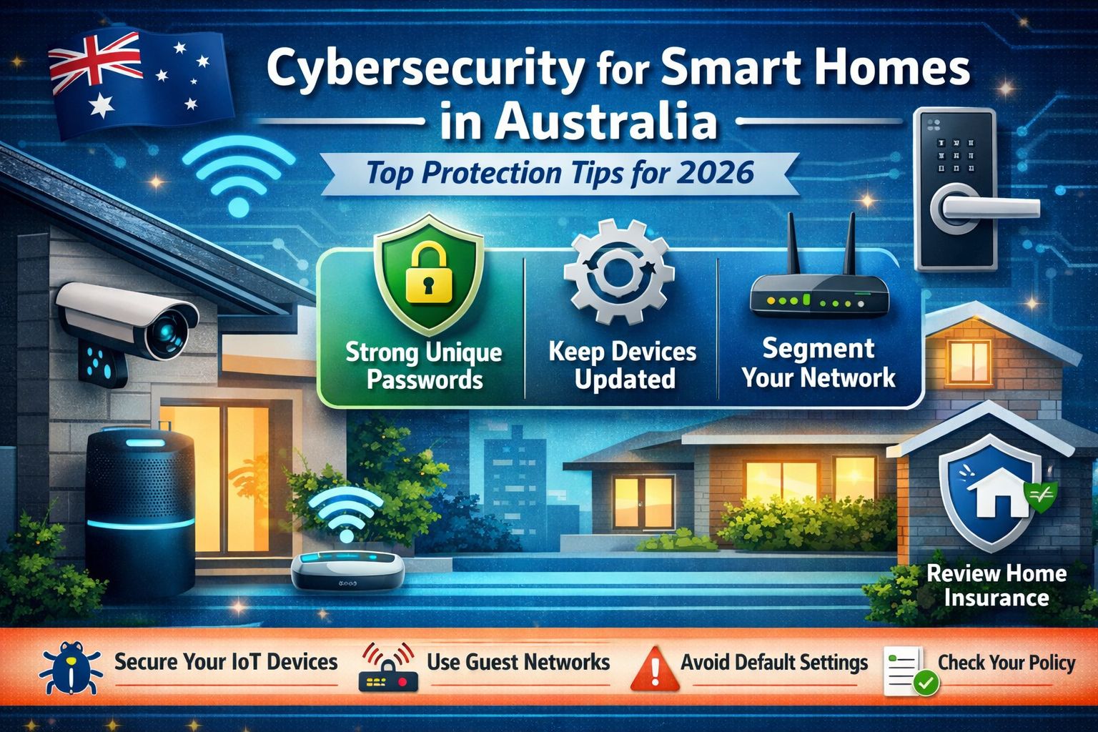 Cybersecurity for Smart Homes in Australia -Top Protection Tips for 2026