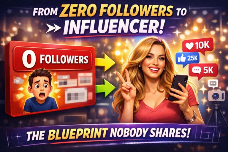 From Zero Followers to Influencer -The Blueprint Nobody Shares 6 From Zero Followers to Influencer -The Blueprint Nobody Shares
