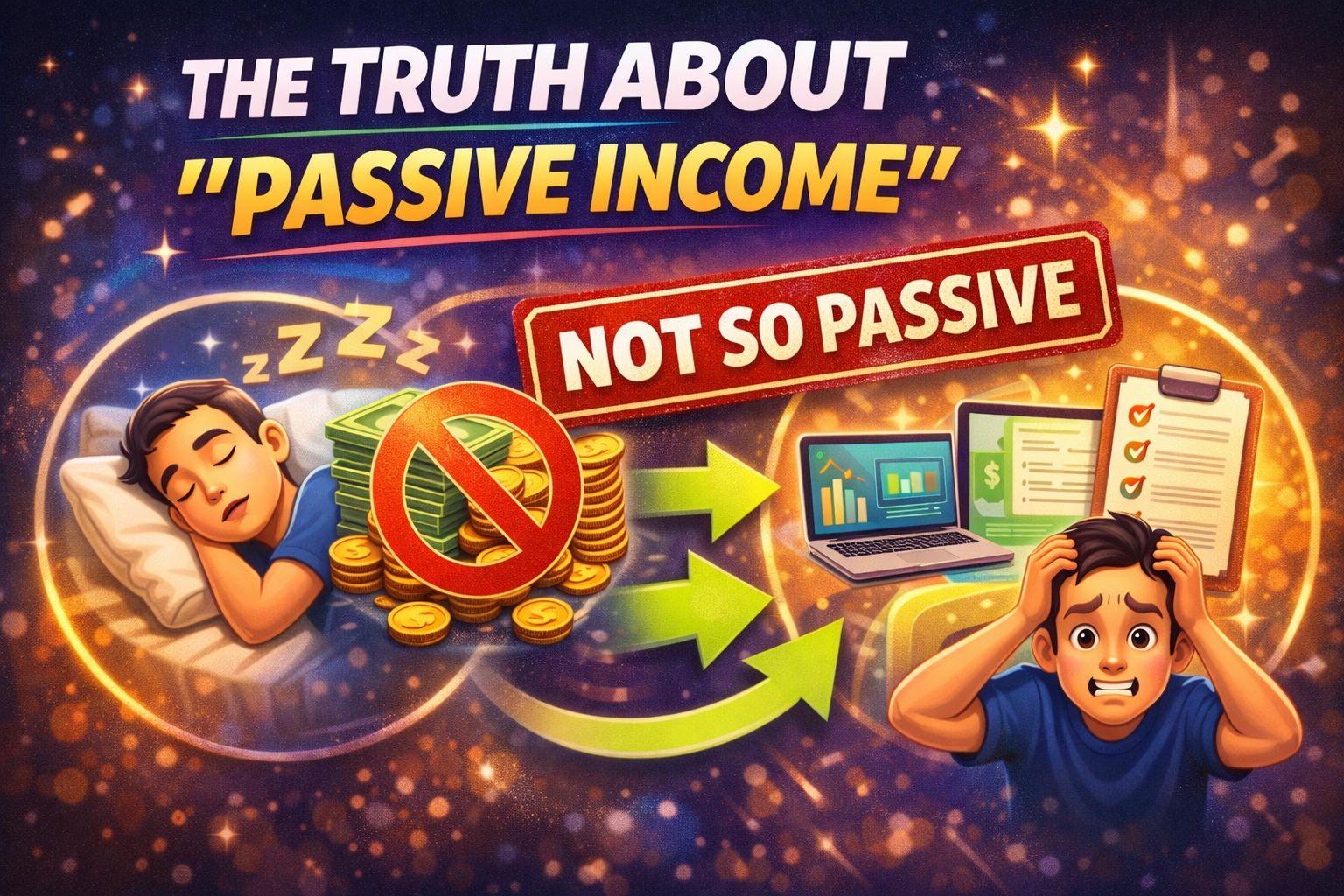 The Truth About ‘Passive Income No One Likes to Admit 1 The Truth About ‘Passive Income No One Likes to Admit